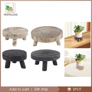 [Perfeclan2] Plant Display Stand, Flower Pot Holder, Flower Pot Holder, Wooden Planter Stool for Home