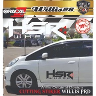 HSR car cutting sticker code 7173