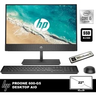 HP PC AIO PROONE 600 G5 Core i5 Gen 10hp | 16GB nVme 512GB/ | 22" IPS