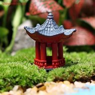 uloveremn 2pcs Mini Torii Gate Japanese Garden Ornaments - Micro Stone Gazebo Shelf PH