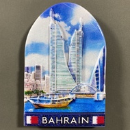 Kingdom of Bahrain, Asia Fridge Magnets Tourist Souvenir Refrigerator Stickers Commemorative Home De
