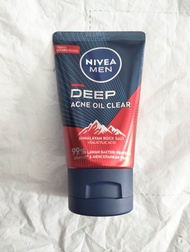 Nivea Men Deep Acne Oil Clear Acne Attack 100ml - ACNE ATTACK BARU