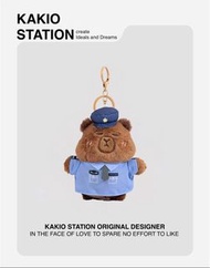 KAKIO STATION design 創意換裝卡皮巴拉毛絨公仔匙扣女生包包掛件可愛水豚掛飾生日禮物👉🏻3️⃣種款式👈🏻