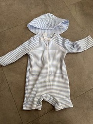 Cotton on泳衣連帽 12-18m (包順豐櫃)
