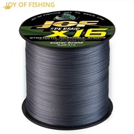JOF สายตกปลาถัก X16 Strand 500M อุปกรณ์ตกปลา PE multifilament ปลาคาร์พอุปกรณ์ตกปลาตกปลาน้ําทะเลน้ําจ