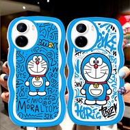 S-17 Doraemon Casing for VIVO Y22s Y02t Y02s Y02 Y22 Y35 Y16 Y75 5G transparent TPU