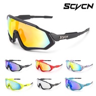 SCVCN Photochromic Bicycle Sunglasses Men Women Sport Runing Goggles UV400 Mountain Road Bike Bicycle Glasses Polarized Eyewear