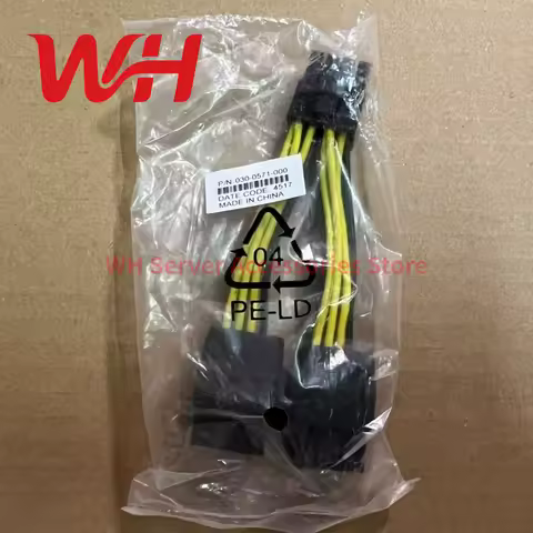 Original 030-0571-000 Dual PCIE 8Pin Female to CPU 8Pin Male Graphic Power Cable for NVIDIA Tesla K8