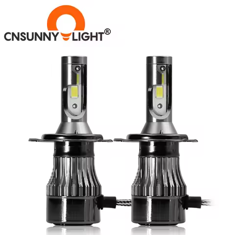 CNSUNNYLIGHT 3000K 4300K 6000K H7 LED H4 H11 H8 H1 9005 9006 HB3 HB4 H3 Auto Headlight Bulbs 72W 120