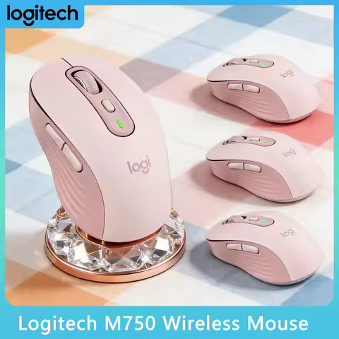 M750 Wireless Mouse: Independent DPI Switch (800-3200 DPI) On-the-Fly