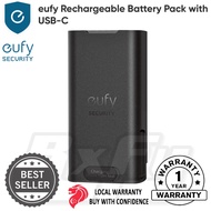 eufy Rechargeable Battery Pack with USB-C, Quick-Release 6500 mAh For eufy Video Doorbell E340
