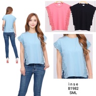 INSE Women's Stretch T-shirt Short Blouse 1982