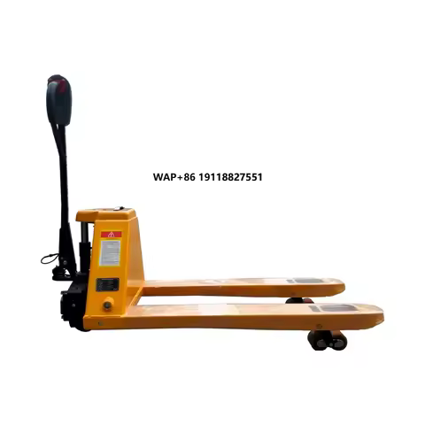 WELIFT 1.5 Ton Capacity Electric Pallet Jack - 3.5 Hours Working Time, Electric & Manual Switch, Hig