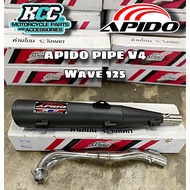 APIDO PIPE V4 WAVE 100, WAVE 125, SYM110, RUSI 110/125, SMASH