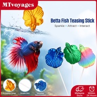 Fish Teaser Stick Interactive Fish Teaser Stick Interactive Betta Stick Toy For Fish Accessories