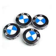 4Pcs ศูนย์ล้อรถฝาครอบฝาฮับขอบตราสัญลักษณ์ BMW E39 E36 E60 E90 E46 F30 F10 F20 E53 E34 X1 X3 X5