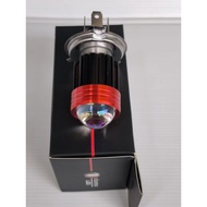 MERAH RIZOMA LED bulb H4 alien laser projector Rainbow lens H4 elien headlight bulb Led H4 bulb LED 