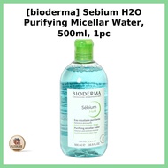 [bioderma] Sebium H2O Purifying Micellar Water, 500ml, 1pc / Korean Micellar Water / Purifying Clean