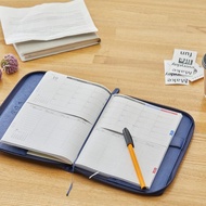 伊藤手帳 分離式手帳 2026年1月開始 A5 B6 【週曆月曆】 圓形拉鍊封套 合成皮革封面