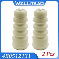4B0512131 4B0512131N 2pcs Rear Suspension Shock Bump Stop Rubber Buffer For Audi A4 A6 C5 C6 2001-20