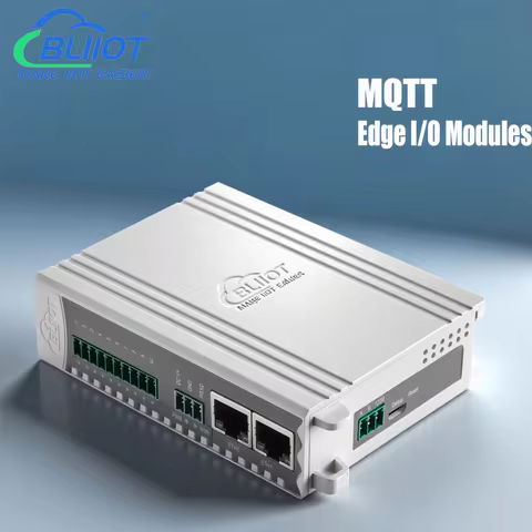 BLIIOT MQTT Edge I/O Modules Industrial Remote Gateway 4CH Analog Input Module RS485 Ports Anti-inte