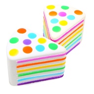 1 PCS Squishy Jumbo Rainbow cake toy