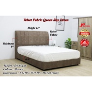 Yi Success Mandy Queen Divan Bed Frame / Quality Fabric Queen Divan / Katil Divan Queen Murah / Bedr