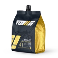 TWIIN 10W-60 Motorcycle Fully Synthetic Engine Oil 4T 10W60 1L Pack