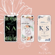 KAD DIGITAL KAHWIN/AQIQAH/BIRTHDAY (MP4 VIDEO FORMAT + PDF + IG FB FORMAT)