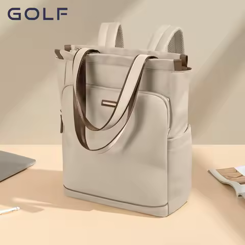 GOLF Women's Backpack Convertible Shoulder Bag Ladies Aesthetic Backpacks with Laptop Compartments S