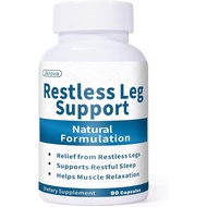 Restless Legs Syndrome Relief Capsules (90 Capsules) – Calms Agitated Legs, Restful & Muscle Relaxat