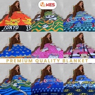 KES Single Cotton Blanket Quilt Comforter, Super Soft Quilt Comforter Single Washable Cotton Quilt S