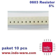 150r 150 Ohm 0603 5% package 10 pcs smd invepow21 Champion resistor