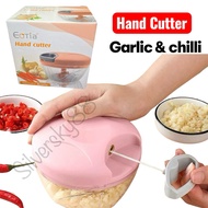 Hand Pull Garlic Chilli Cutter Manual Hand Blender Mini Food Grinder