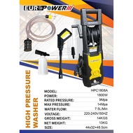 EUROX HPC1808A/HPC-1808A HIGH PRESSURE WASHER WATER JET