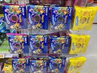 Oreo 聯乘 Pokémon 寶可夢 比卡超 皮卡丘 香蕉朱古力 士多啤梨 原味 朱古力味