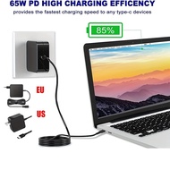 PD65W USB C Laptop Charger for Lenovo Thinkpad/Yoga/Chromebook,HP Acer Asus Samsung Mac book pro Dell Chromebook Latitude