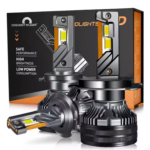 RX80 Long Life Super Bright Car Headlight Bulbs 160W H7 H11 9005 9006 9012 H8 D2H D1S 130W H4 H1 LED