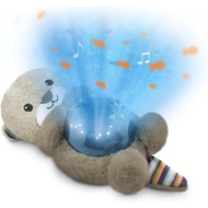 ZAZU Children's Otto Otto Portable Children's Night Light-Ocean Projector with Movable Fish Group, W