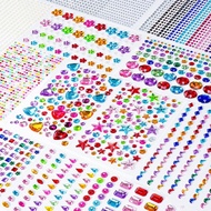 6000PCS Gem Stickers, Self Adhesive Rhinestone Jewel Stickers for Crafts 7Q3X