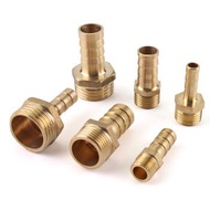 【GT035】1/4'' Male Thread Brass Pipe Fitting Pneumatic Hose Connector Barbed 4mm 6mm 8mm 10mm 12mm 14