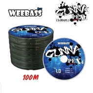 WEEBASS PE Cable-GUNNA x4 100M GREEN Model