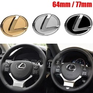 64mm/77mm Car Steering Wheel Emblem for Lexus IS ES CT LS NX GX PX GS200t IS250 ES300 LS500 GX470 Ch