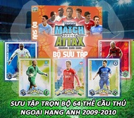 [Bộ 64 hình in] Thẻ cầu thủ Ngoại hạng Anh 2009/10 size Poca Match Attax - thẻ in theo yêu cầu custo