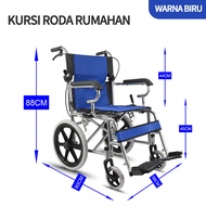 kursi roda listrik untuk orang tua sepenuhnya otomatis dapat dilipat dan ringan kursi roda penyandang cacat