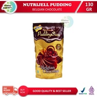 NUTRIJELL Chocolate Belgian Milk Pudding Belgian Chocolate Milk Pudding Pudding Powder Belgian Choco