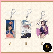 Demon Slayer Demon Slayer Tanjiro Muichirou Demon Slayer Demon Slayer Keychain Falling Flower Chanel