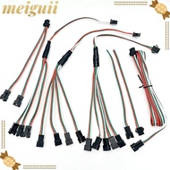 MEIGUII 5PCS SM3P Terminal Connection Wire, Flexible Wire PVC Servo Extension Cable, Male Female Con