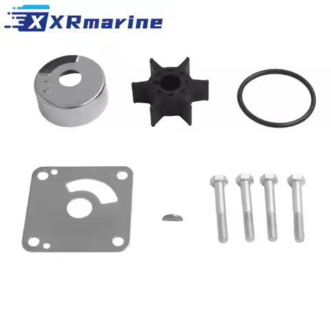 6L2-W0078 Water Pump Impeller Kit for Yamaha 2-Stroke 20 25 HP Outboard 20D 25N 6L2-W0078-01 6L2-W00
