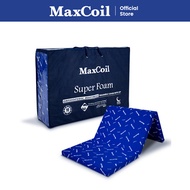 MaxCoil Super Foam 2/3/4 Foldable Mattress | Available in Single Super Single Sizes